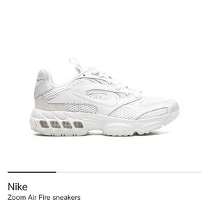 Nike Zoom Air Fire Sneakers - Crisp White